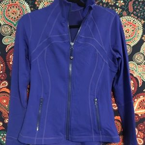 Lulu Lemon purple/navy workout zip up!